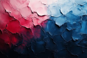 Wall Mural - Abstract Artistic Background in Blue, Red, and White Generative AI