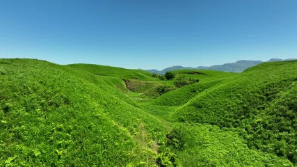 Poster - 高原の風景　空撮