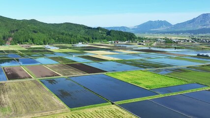 Poster - 田園の風景　空撮