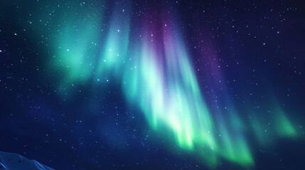 Wall Mural - Colorful Northern Lights