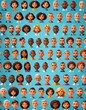 © Pixel Diversity - of set of people representing diverse professions diverse professional