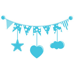 Poster - Baby shower Flag