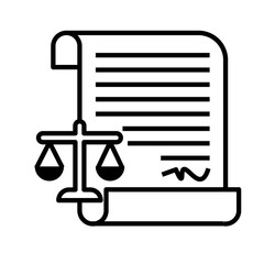 Poster - Legal Document Icon