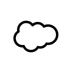 Poster - illustration of a icon cloud