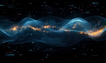 Aufkleber - This wallpaper was created with generative AI tools to visualize abstract analysis.