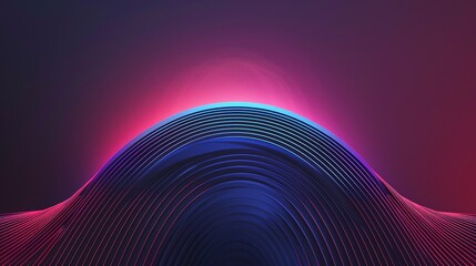 A vibrant abstract background featuring flowing lines, illuminated by neon colors, creating a futuristic artwork.