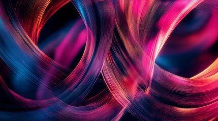Poster - Abstract Twisted Text Photo Effect Template