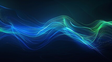 Wall Mural - Beautiful abstract wave design featuring vibrant colors and smooth, flowing lines for a serene and dynamic visual effect.