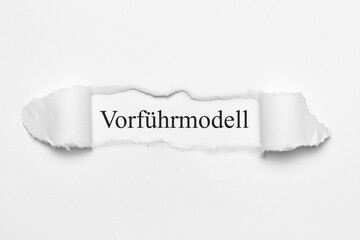 Wall Mural - Vorführmodell	