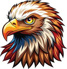 Wall Mural - eagle vector illustration, Print