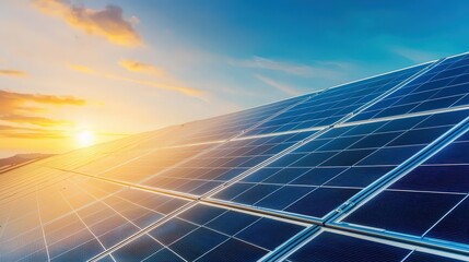 Wall Mural - breakthrough in renewable energy with scientists experimenting in a solar-powered lab