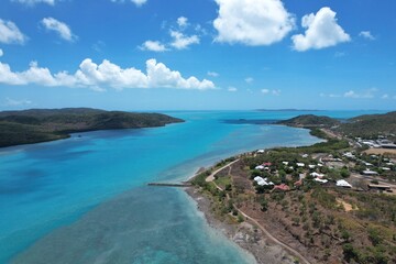 Aerial photo of Thursday Island Queensland Australia