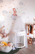 © sergiophoto - Adorable and Cozy Nursery Featuring Cute Bear Decorations with Soft and Gentle Colors throughout