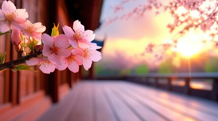 Canvas Print - A close up of a flower on the side of an outside building, AI