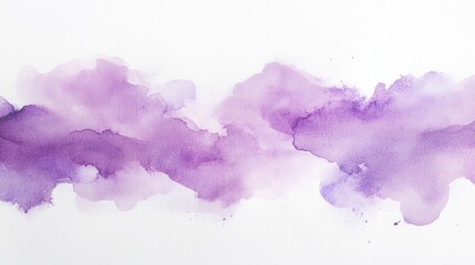 Poster - Soft purple watercolor design with gentle blends, perfect for backgrounds or artistic projects at any time of year
