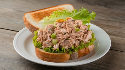 Wall Mural - Vegetable sandwich with tuna