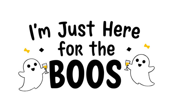 happy halloween text. typography t shirt design, ghost