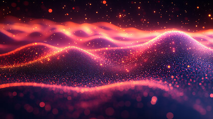 Abstract colorful fiber optic background 