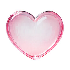light pink heart