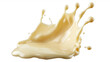 © Schmidt - one single sweet condensed milk splash isolated on white background