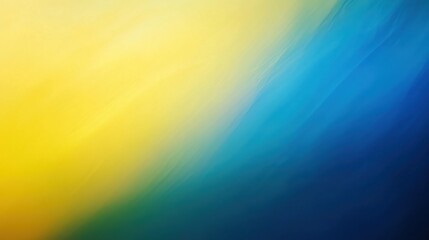 Wall Mural - Vibrant abstract background featuring smooth gradient transitions from bright yellow to deep blue hues in a peaceful aesthetic composition