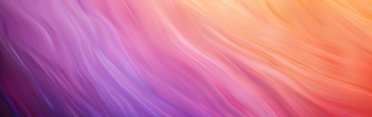 Aufkleber - A colorful, abstract painting with a purple and orange background
