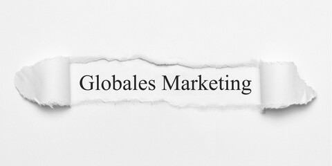 Wall Mural - Globales Marketing	