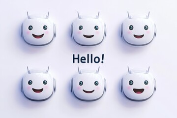 Poster - An animated chatbot set with different emotions for communicating with service users