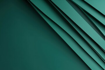 Poster - Abstract teal textured background with layered strips creating a modern aesthetic.