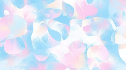 Aufkleber - Seamless abstract psychedelic wavy background for loop playback. 4k video. Pastel colors. Noise effect