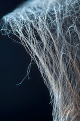 Mesmerizing Microscopic Glimpse of Spider Silk s Intricate Texture and Strength