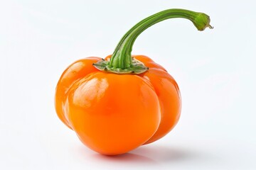 Wall Mural - A fresh Habanero isolated on white