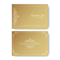 Canvas Print - Luxury Gold ornamental logos and business cards template