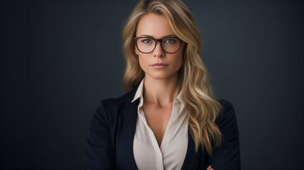 Collection of Beautiful Business Ladies Wearing Glasses