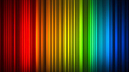 Wall Mural - Rainbow background with vertical stripes of different colors, creating an abstract and colorful wallpaper design.