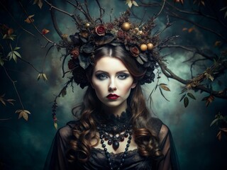 dark whimsical style