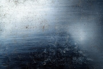 Wall Mural - gray metallic background, old metal texture aluminum or titanium , ai