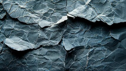 Poster - Exploring intricate textures of crumpled paper under macro lens from different angles
