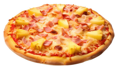 Poster - PNG Hawaiian pizza food pepperoni pineapple.