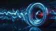 © วรรณภา มะโนศรี - A dynamic image of a car speaker with sound waves or vibrations illustrated around it, conveying the power and clarity of the audio system.