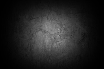 Poster - Old wall texture smeared engine oil cement dark black gray  background abstract grey color design are light with white gradient background.