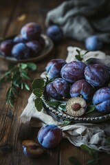 Wall Mural - Plums