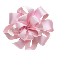 Beautiful Pink Ribbon Bow for Gift Decoration and Crafting Uses