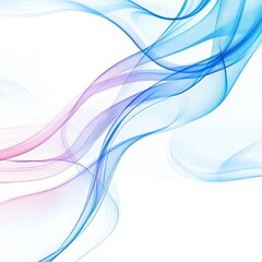 Fototapete - Elegant flowing lines create a serene and calming visual effect, perfect for backgrounds or abstract designs in various projects.