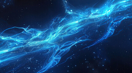 Wall Mural - space background with stardust and shining stars. realistic colorful cosmos with nebula and milky wa