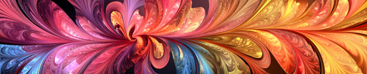 Poster - Joyful Wallpaper Elegant Designs with Areas for Custom Messages offers a perfect blend creativity and functionality.These wallpapers feature stunning,elegant patterns that not only brighten your space