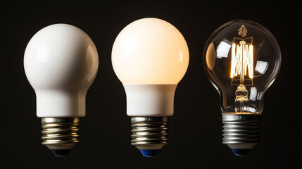 The evolution of light bulbs has gone through three stages: the tungsten bulb, the fluorescent bulb, and the LED bulb. Each new type has been more energy-efficient than the one before it.