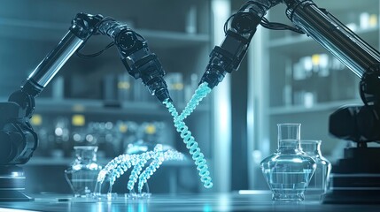 Poster - Robotic Arms Manipulating DNA Strands in a Laboratory Setting
