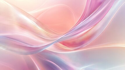 Poster - Futuristic background with soft light colors and gentle gradients, creating a sleek and modern atmosphere perfect