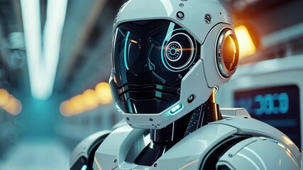 Poster - AI replaces humans in various tasks showcasing automation technology in the workplace